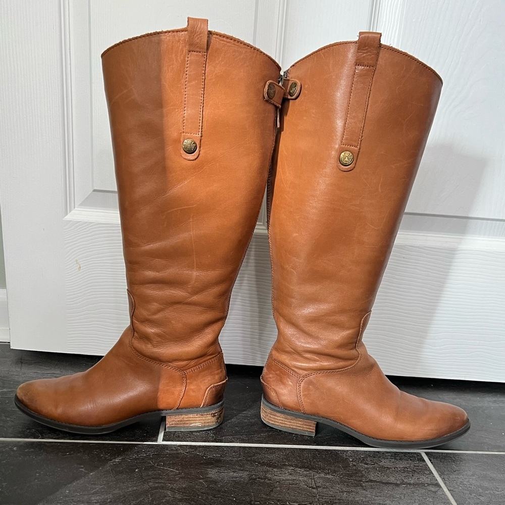 Women’s Sam Edelman Penny Leather Riding Boot - Picture 2 of 7